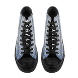 NASHVILLE BRAND BLUE JEAN FADE High Top Canvas Shoes - Black