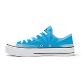 NASHVILLE BRAND SAMARI BLUE Classic Low Top Canvas Shoes