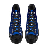 NASHVILLE BRAND MOON AND STARS JMD High Top Canvas Shoes - Black