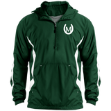 MANES RANCH (white) JST63 Unisex Colorblock Raglan Anorak