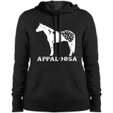 APPALOOSA STYLE 1 4HORSE WHITE LST254 Ladies' Pullover Hooded Sweatshirt