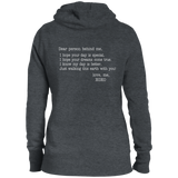 I AM GOOD ENOUGH (WHT) LST254 Ladies' Pullover Hooded Sweatshirt
