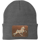 TENNESSEE WALKING HORSE PERFORMANCE LEATHER BURBURY CP90 Knit Cap - Patch