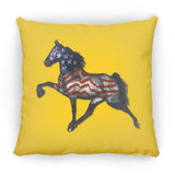 Tennessee Walking Horse Performance All American ZP16 Medium Square Pillow
