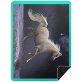 PALOMINO HORSE 1 BSHL Premium Black Sherpa Blanket 60x80