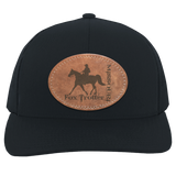MISSOURI FOX TROTTER ON LEATHER 104C Trucker Snap Back - Patch