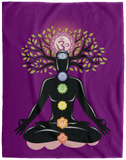CHAKRAS PLUSH BLANKET (12 STYLES AND SIZES)