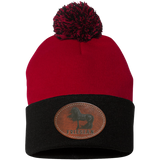 FRIESIAN ON LEATHER SP15 Pom Pom Knit Cap - Patch