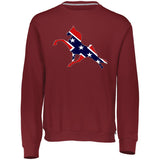 Rebel on the Rail Tennessee Walking Horse Performance 698HBM Dri-Power Fleece Crewneck Sweatshirt