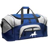 American Saddlebred (white) BG99 Colorblock Sport Duffel