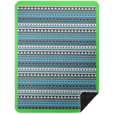 AZTEC 2 BSHL Premium Black Sherpa Blanket 60x80