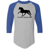 Tennessee Walker (black) 4HORSE 4420 Colorblock Raglan Jersey