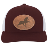 TENNESSEE WALKING HORSE PERFORMANCE LEATHER 104C Trucker Snap Back - Patch