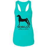 MORGAN STYLE 1 4HORSE NL1533 Ladies Ideal Racerback Tank