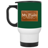 MY PONY NASHVILLE BRAND XP8400W White Travel Mug