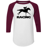 RACING (BLACK) 4HORSE 4420 Colorblock Raglan Jersey
