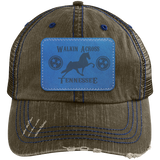 WALKIN ACROSS TENNESSEE TWH 6990 Distressed Unstructured Trucker Cap - Patch
