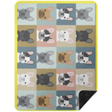 FRENCHIE BLANKET 2 BSHL Premium Black Sherpa Blanket 60x80