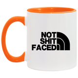 NOT SHIT FACED (BLK) AM11OZ 11 oz. Accent Mug