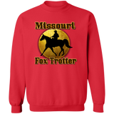 MISSOURI FOX TROTTER 1 Z65x Pullover Crewneck Sweatshirt 8 oz (Closeout)