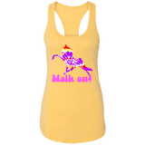 TIE DYE WALK ON NL1533 Ladies Ideal Racerback Tank