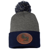 FRIESIAN ON LEATHER SP15 Pom Pom Knit Cap - Patch