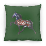 Tennessee Walking Horse Performance All American ZP18 Large Square Pillow