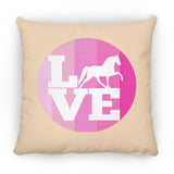 LOVE TWH PLEASURE SHADES OF PINK ZP14 Small Square Pillow