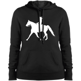 Missouri Fox Trotter LADY FINAL ART WHITE LST254 Ladies' Pullover Hooded Sweatshirt