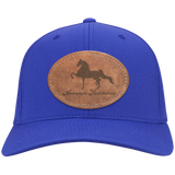 AMERICAN SADDLEBRED ON LEATHER CP80 Twill Cap - Patch