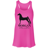MORGAN STYLE 1 4HORSE B8800 Flowy Racerback Tank