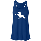 Tennessee Walking Horse Performance (WHITE) B8800 Flowy Racerback Tank
