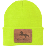 AMERICAN SADDLEBRED ON LEATHER CP90 Knit Cap - Patch