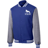 Walk On TWH Pleasure ST270 Fleece Letterman Jacket