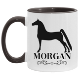 MORGAN STYLE 1 4HORSE AM11OZ 11 oz. Accent Mug