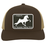 I SUPPORT THE TWH -RECTANGLE 104C Trucker Snap Back - Patch