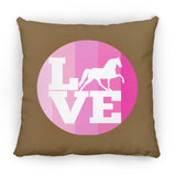 LOVE TWH PLEASURE SHADES OF PINK ZP18 Large Square Pillow