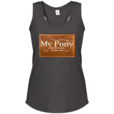 MY PONY NASHVILLE BRAND DM138L Women's Perfect Tri Racerback Tank