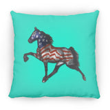 Tennessee Walking Horse Performance All American ZP18 Large Square Pillow