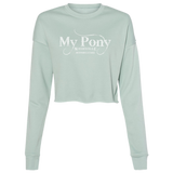 MY PONY NASHVILLE B7503 Ladies' Cropped Fleece Crew