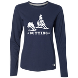 CUTTING STYLE 1 (white) 4HORSE 64LTTX Ladies’ Essential Dri-Power Long Sleeve Tee
