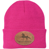 AMERICAN SADDLEBRED ON LEATHER CP90 Knit Cap - Patch