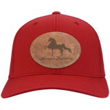 AMERICAN SADDLEBRED ON LEATHER CP80 Twill Cap - Patch