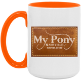 MY PONY NASHVILLE BRAND AM15OZ 15oz Accent Mug