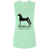 MORGAN STYLE 1 4HORSE B8803 Ladies' Flowy Muscle Tank