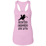 HAPPILY EVER AFTER (TWH Performance) Blk NL1533 Ladies Ideal Racerback Tank