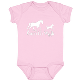 BORN TO WALK 4424 Infant Fine Jersey Bodysuit