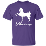 HACKNEY DESIGN 1 (white) 4HORSE G500 5.3 oz. T-Shirt