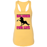 Big Licker for Life Pink NL1533 Ladies Ideal Racerback Tank