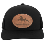 AMERICAN SADDLEBRED ON LEATHER 104C Trucker Snap Back - Patch